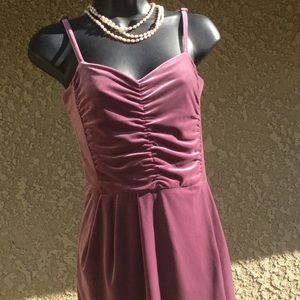 Amethyst Purple H&M Velvet Eve Party Dress 8